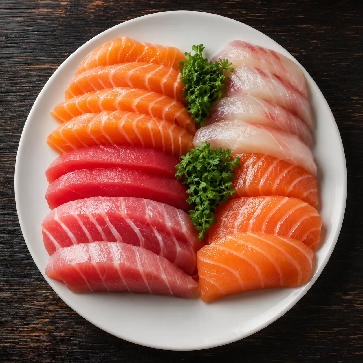 Authentic Japanese sashimi at Ocean Bites sushi restaurant downtown Winnipeg